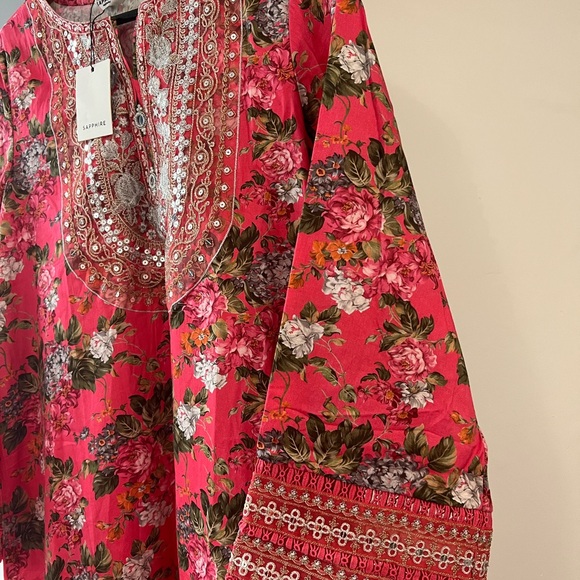 Pakistani embroidered long shirt.Long sleeve. - Picture 3 of 6